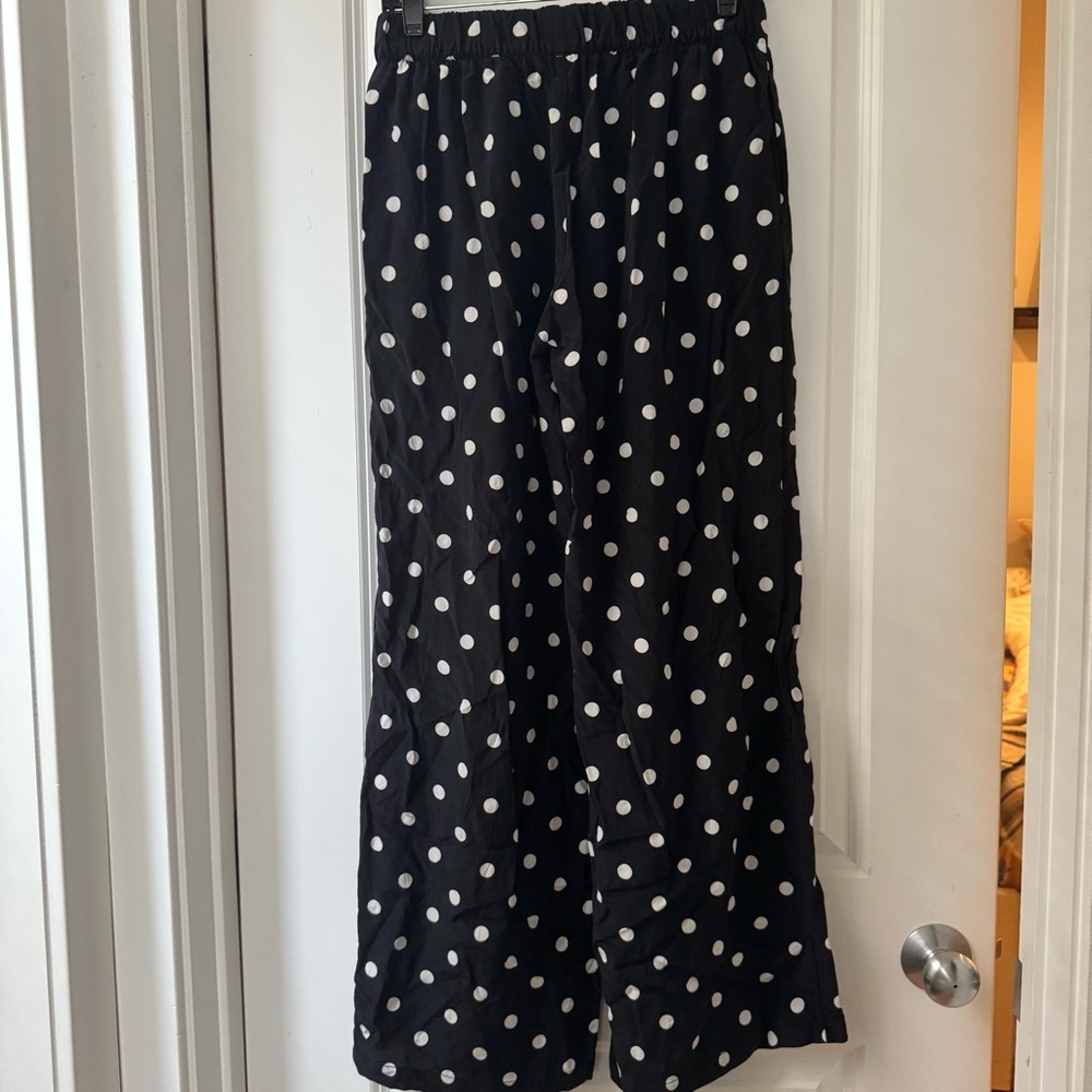 Polka Dot Wide Leg Pants - Picture 5 of 5